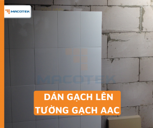 DÁN GẠCH LÊN TƯỜNG GẠCH AAC